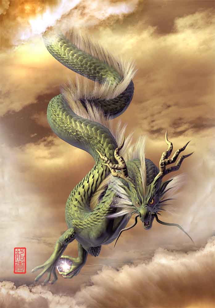 龍の絵 